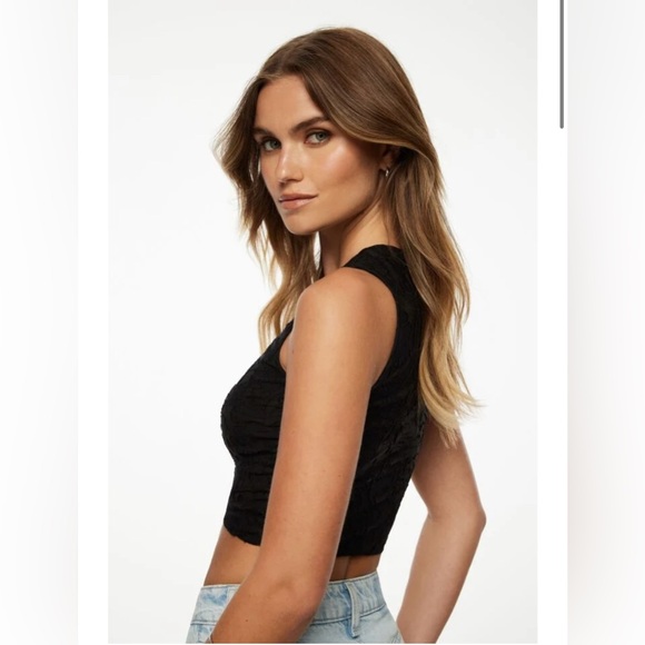Floral Burnout Top - Picture 3 of 4